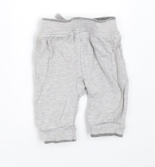 George Boys Grey Jogger Trousers Size 0-3 Months