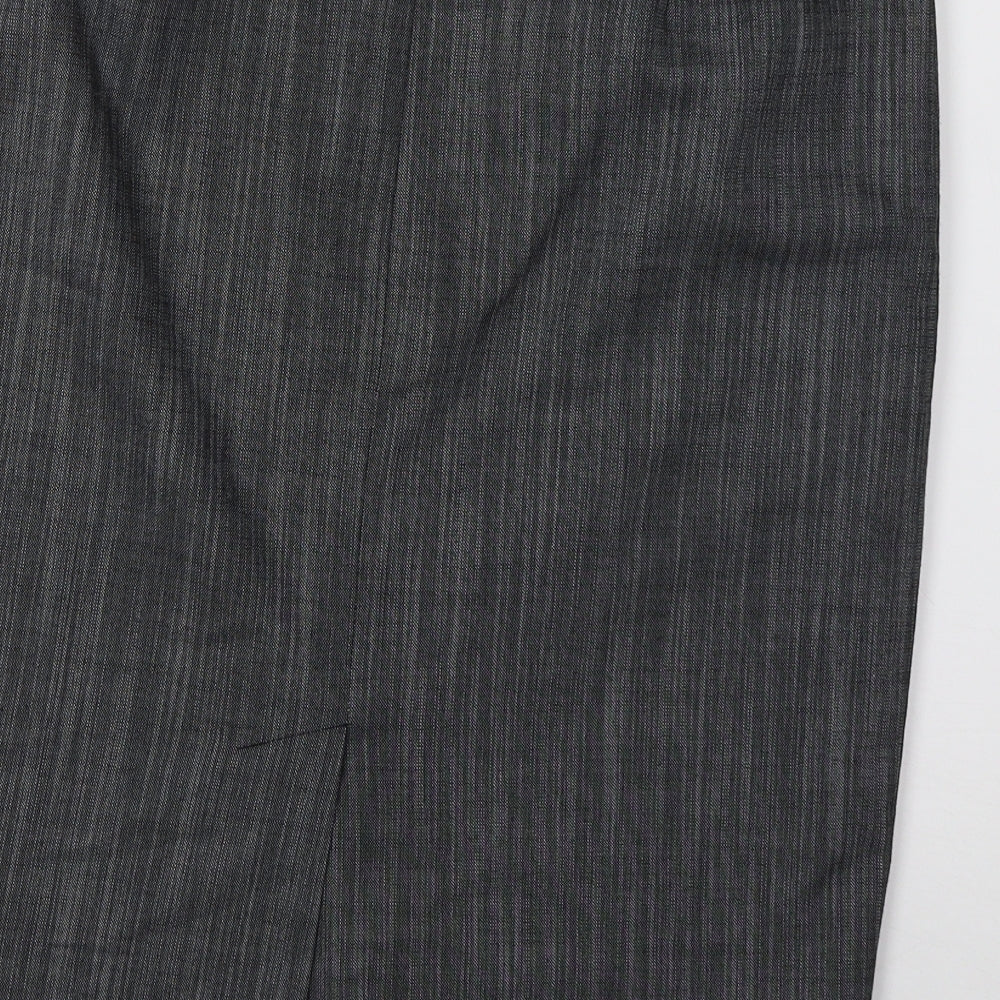 Kaliko Womens Grey A-Line Skirt Size 12