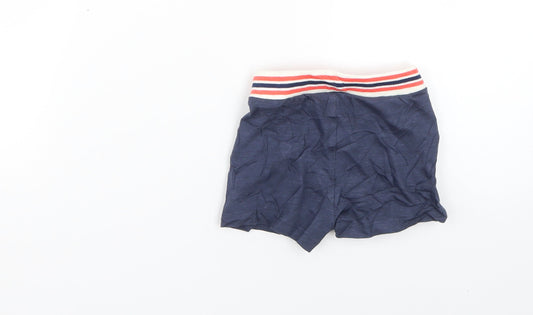 Marks and Spencer Baby Blue Striped Cropped Trousers Size 0-3 Months
