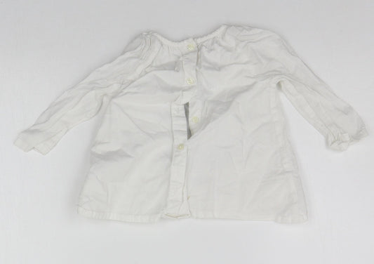 Marks and Spencer Baby White Basic Button-Up Size 9-12 Months