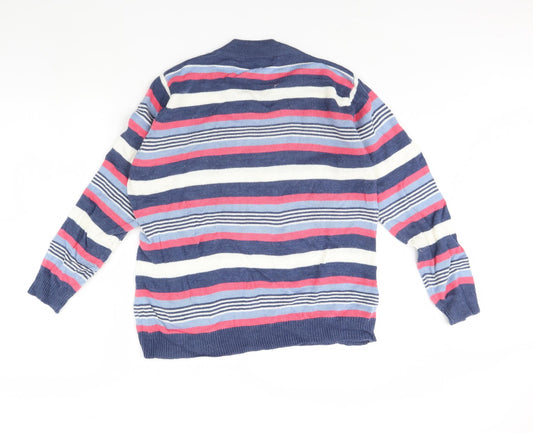 Womens UK Size L Isle Blue Pullover Jumper