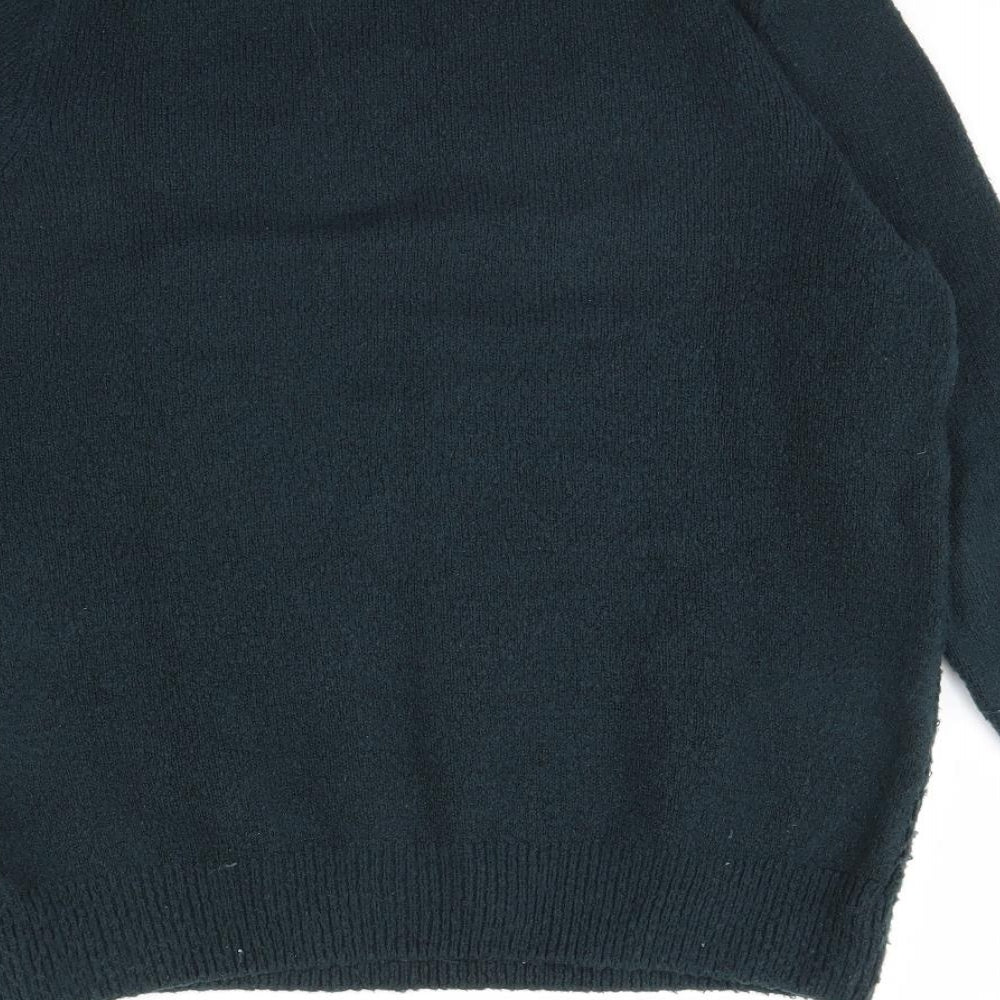 m&s Mens Green Pullover Jumper Size M