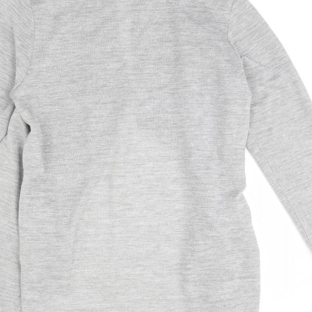 Womens UK Size 12 Viz A Viz Grey Cardigan Jumper
