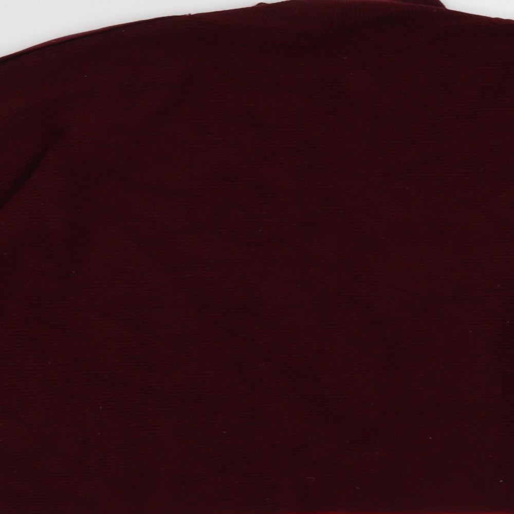 Womens UK Size 12 Marks and Spencer Red Basic Blouse