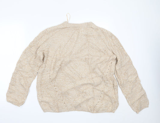 Tiffosi Womens Beige Pullover Jumper Size L