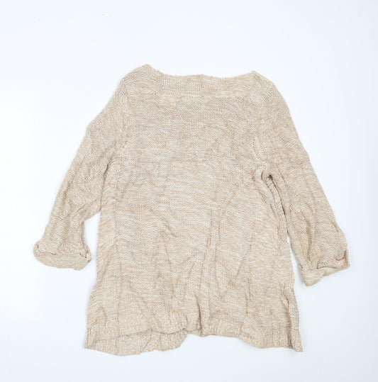 Womens UK Size M Wallis Beige Pullover Jumper