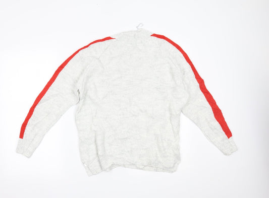 F&F Womens Grey Pullover Jumper Size 8