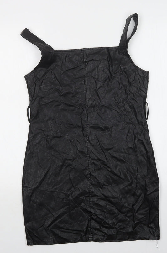 Boohoo Womens Black Tank Dress Size 10
