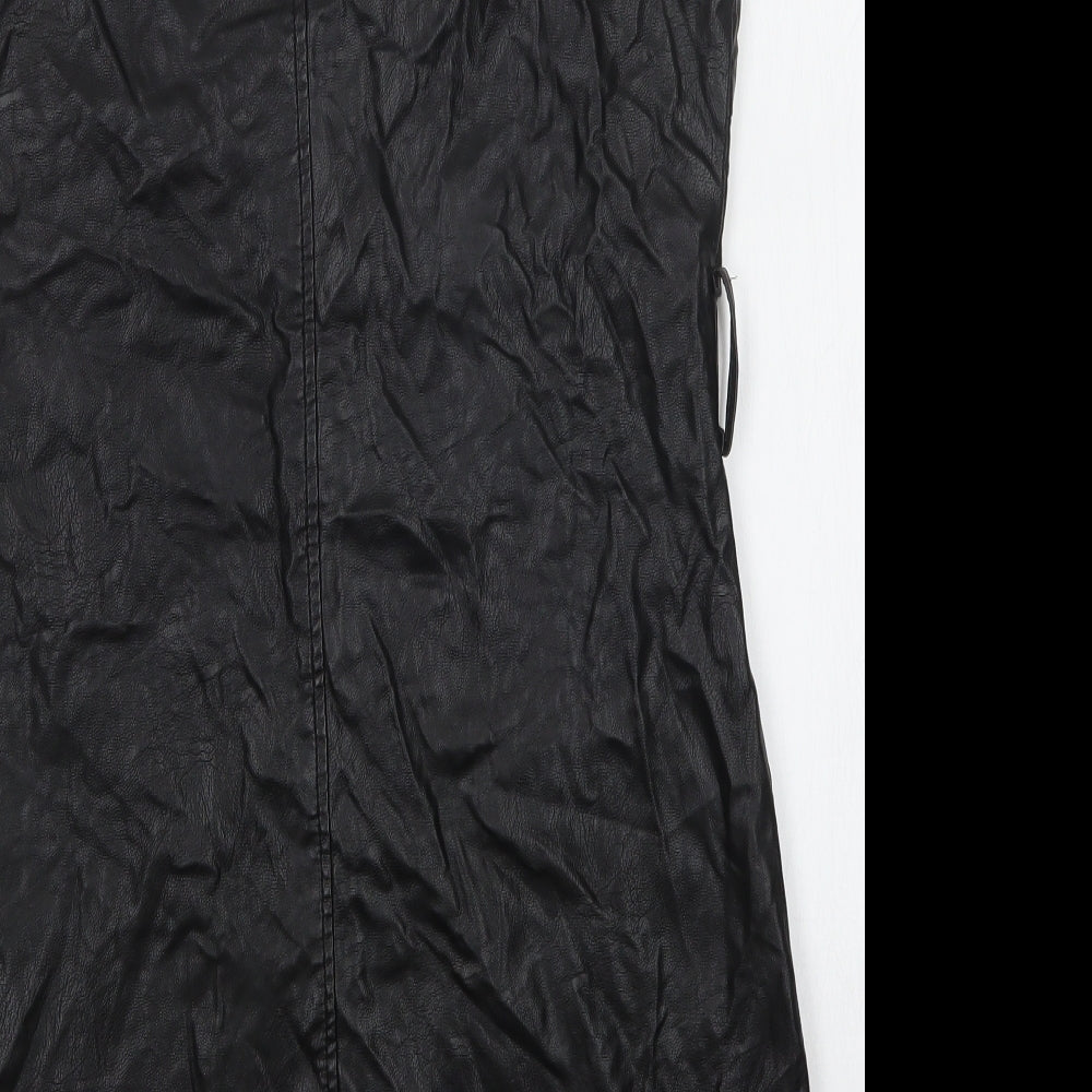 Boohoo Womens Black Tank Dress Size 10