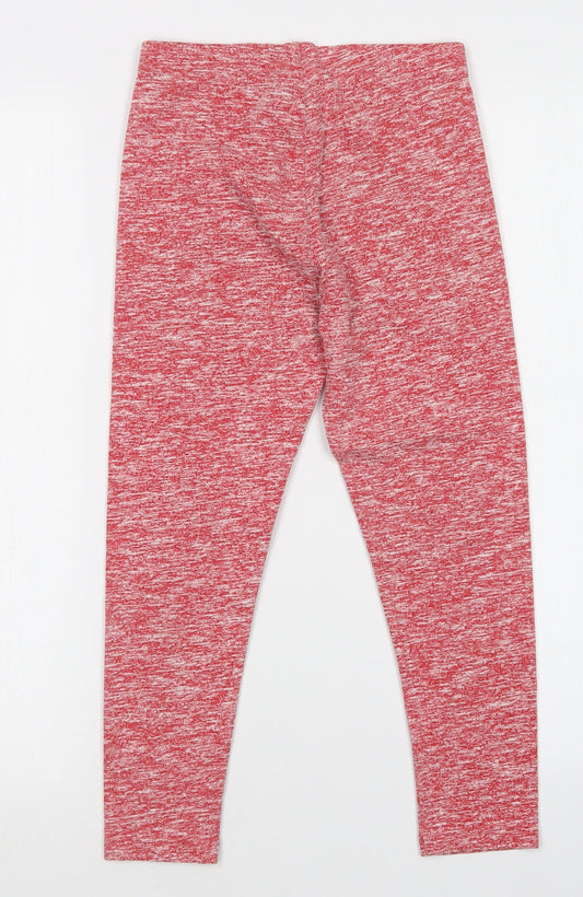 NEXT Girls Red Jogger Trousers Size 9 Months