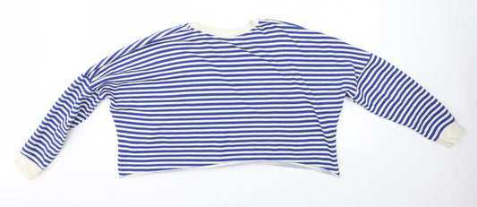 Primark Womens Multicoloured Striped Pullover Jumper Size 14