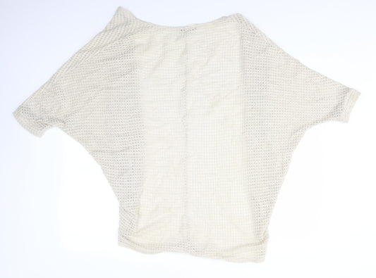 ROLLA COSTER Womens Beige Cardigan Jumper Size M
