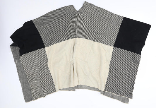 Womens UK Size One Size Preworn Beige Cape Jumper