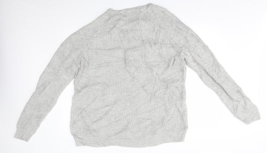 George Mens Grey Pullover Jumper Size XL