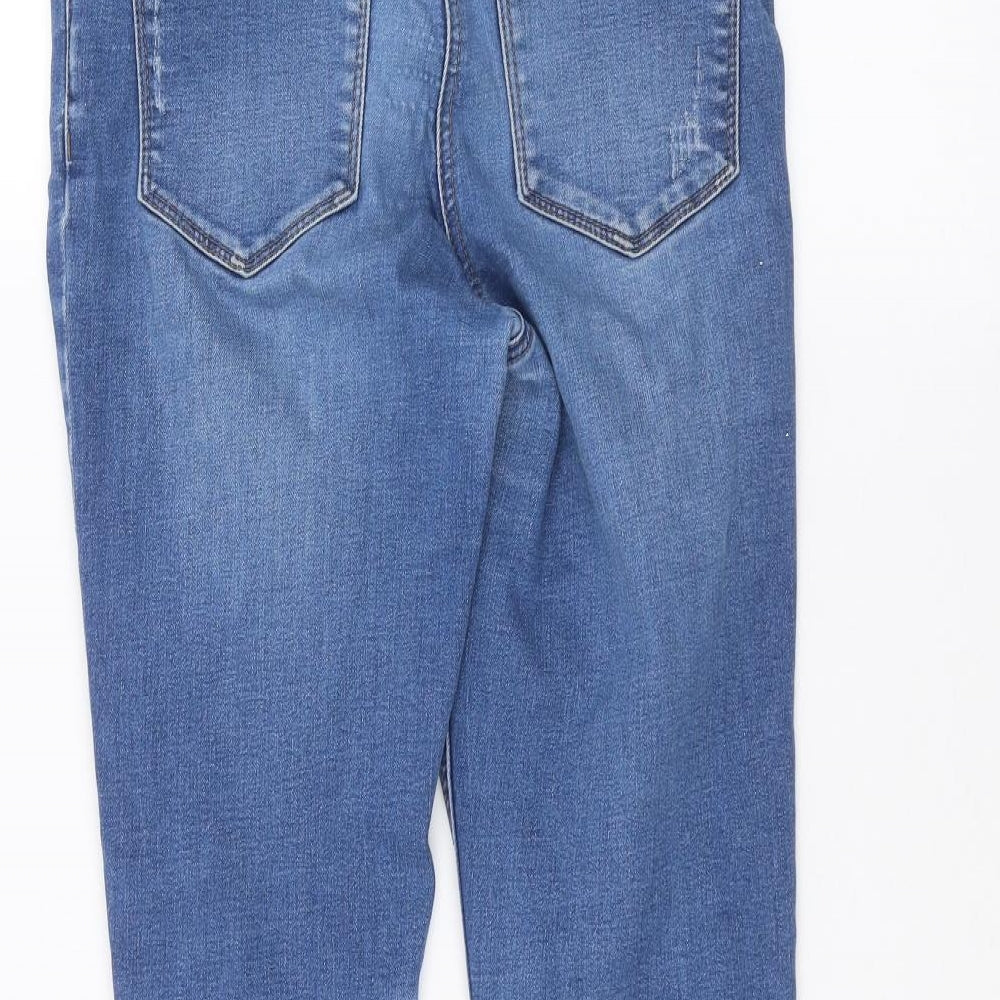 Matalan Womens Blue Denim Skinny Jeans Size 8 L27 in