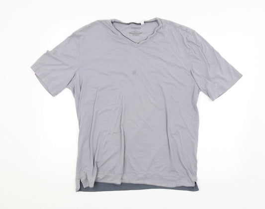 Bridgeport Mens Grey Basic T-Shirt Size XL