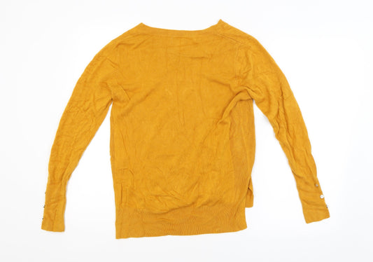 Primark Womens Orange Pullover Jumper Size 10