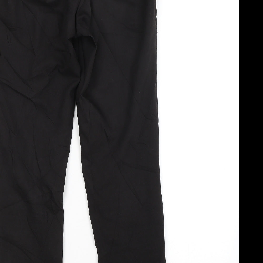 Womens UK Size 10 H&M Regular Fit Black Trousers