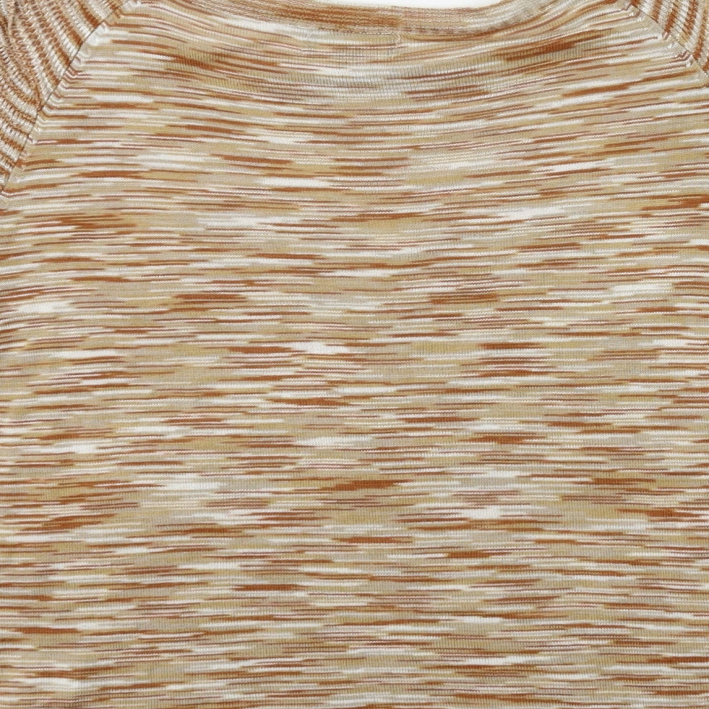 ET VOUS Womens Brown Knit Pullover Jumper Size 18 - Frill