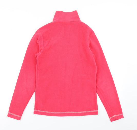 Campris Girls Pink Fleece Full Zip Sweatshirt Size 11-12 Years