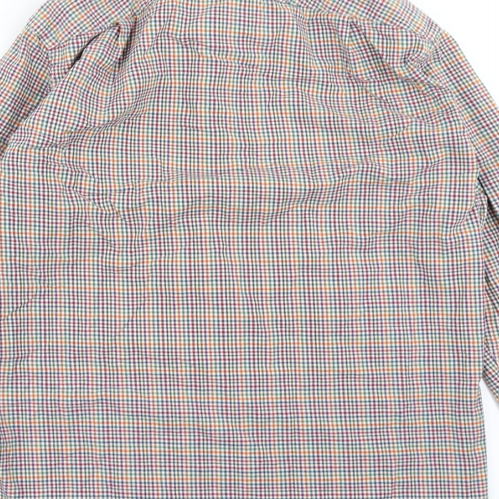 Mens UK Size M Charles Tyrwhitt Pink Button-Up Long Sleeve Casual Shirt