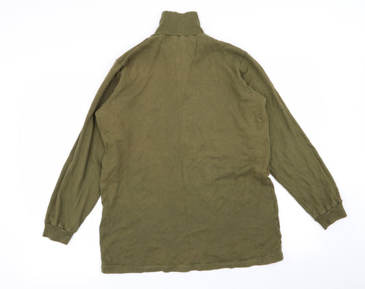 Preworn Mens Green Pullover Jumper Size M