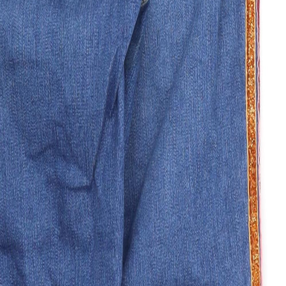 Topshop Womens Blue Skinny Jeans Size 26 in L28 in