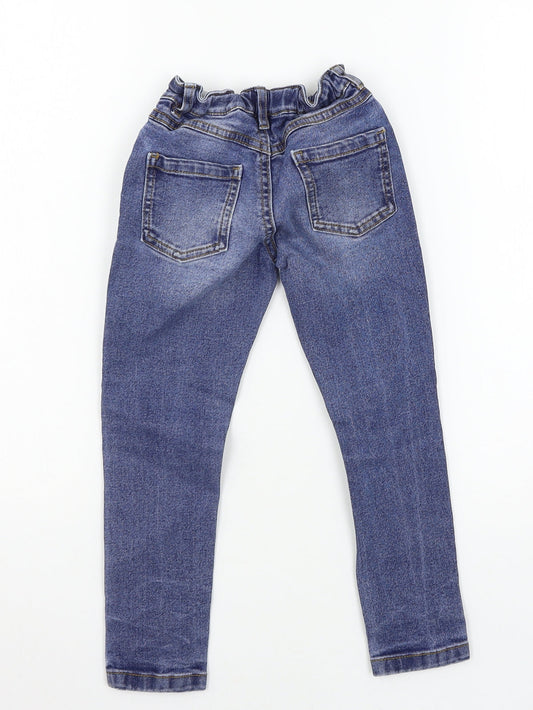 Very Girls Blue Denim Skinny Jeans Size 6 Years