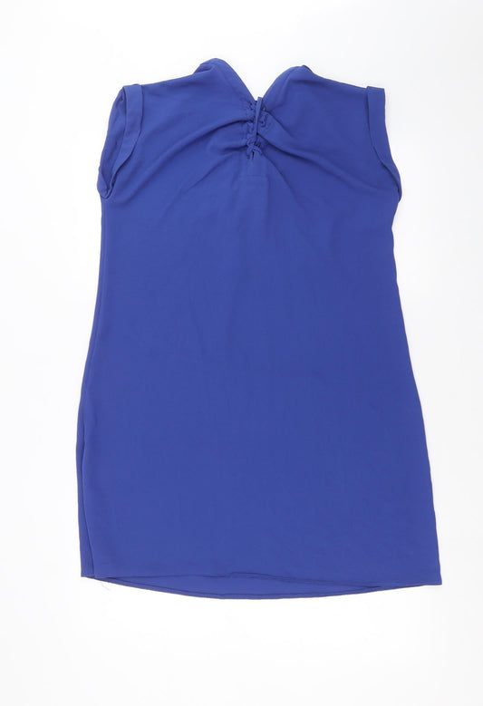 Papaya Womens Blue Shift Size 12 - Lace up Detail