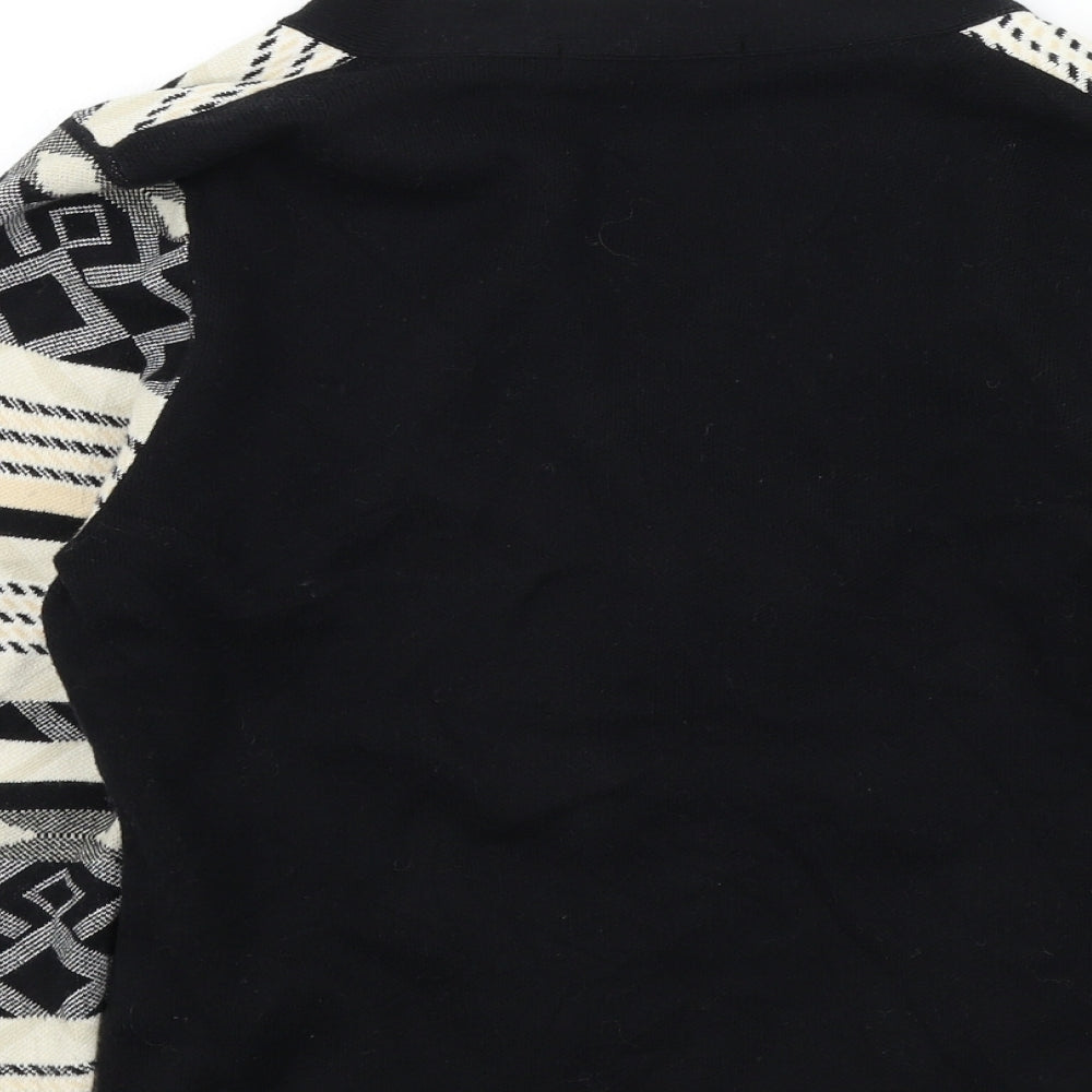 Womens UK Size 10 M&S Black Cardigan Jumper