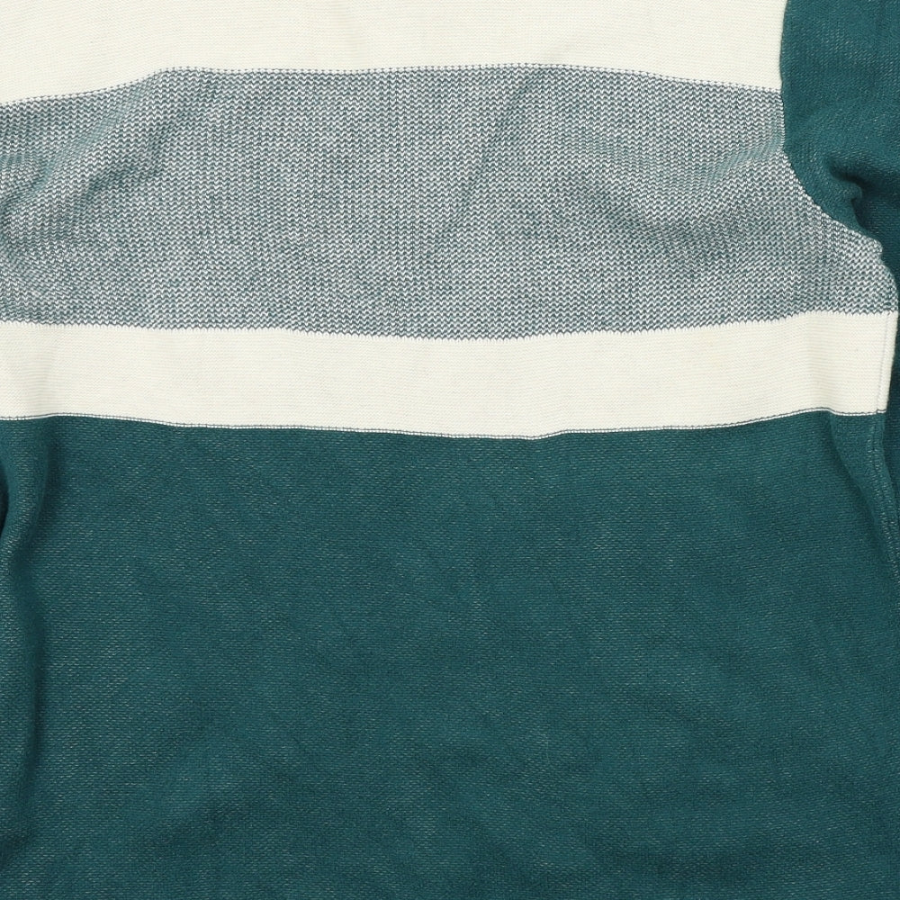 Mens UK Size M TOM TAILOR Green Pullover Jumper