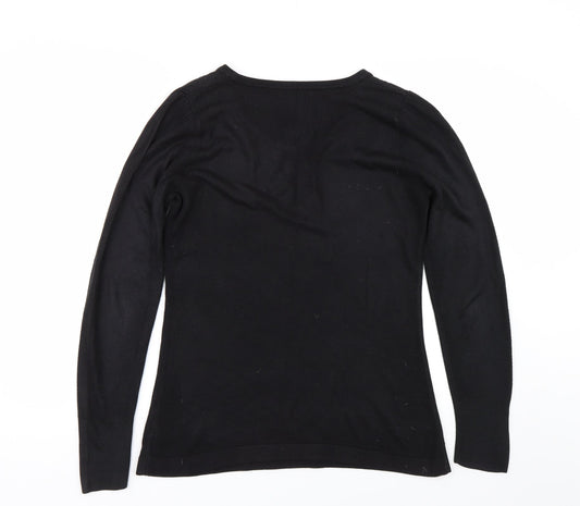 George Womens Black Pullover Jumper Size 12