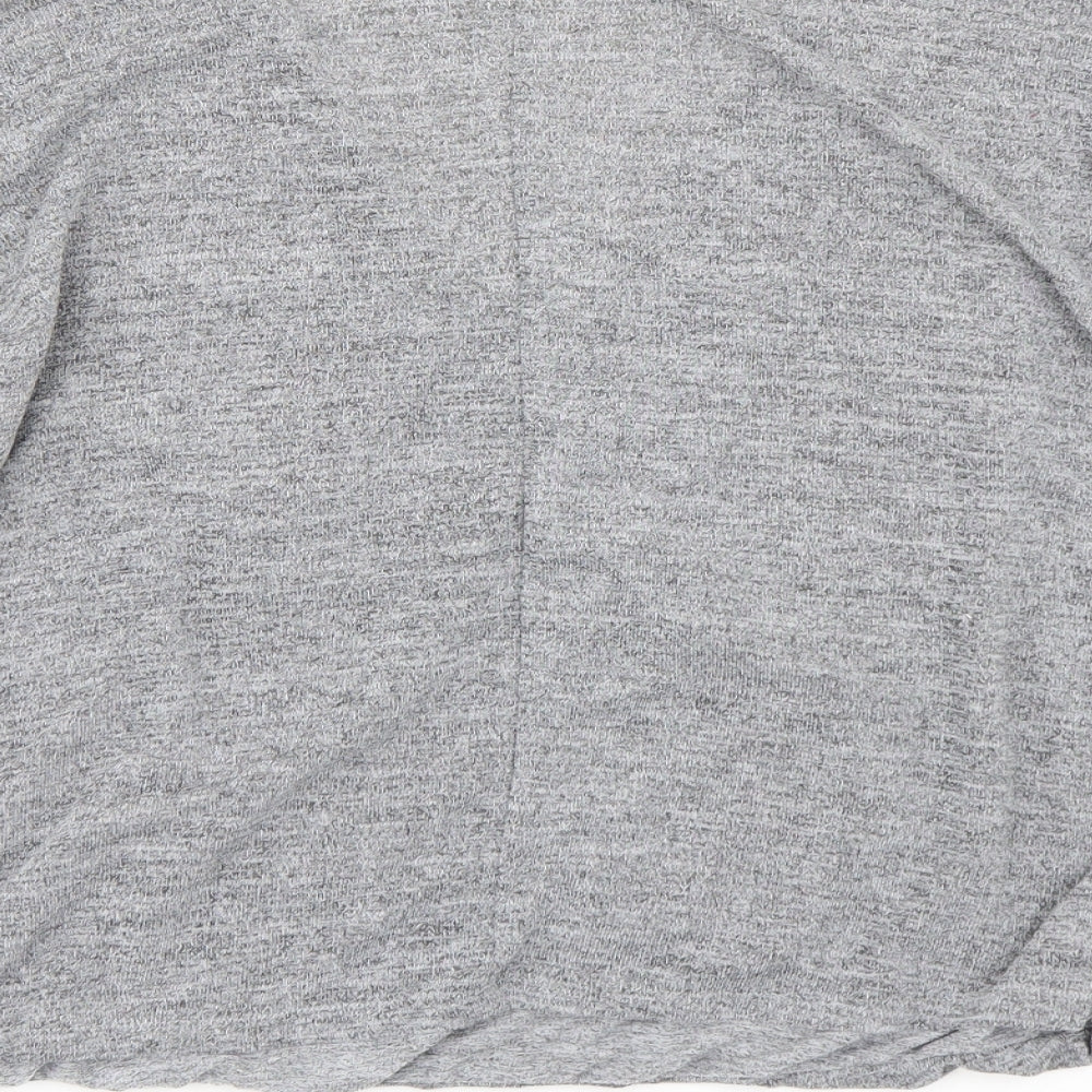 Womens UK Size M Springfield Grey Basic T-Shirt