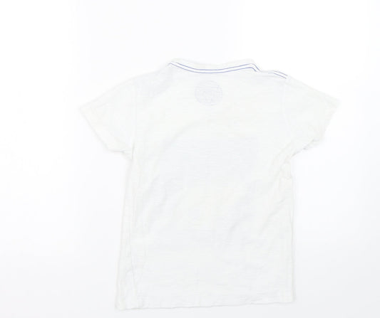 Matalan Boys White Basic T-Shirt Size 8 Years - Skate