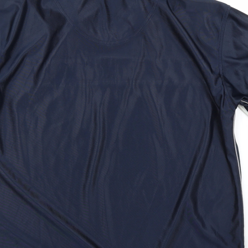 United Sports Brand Mens Blue Polo Size M