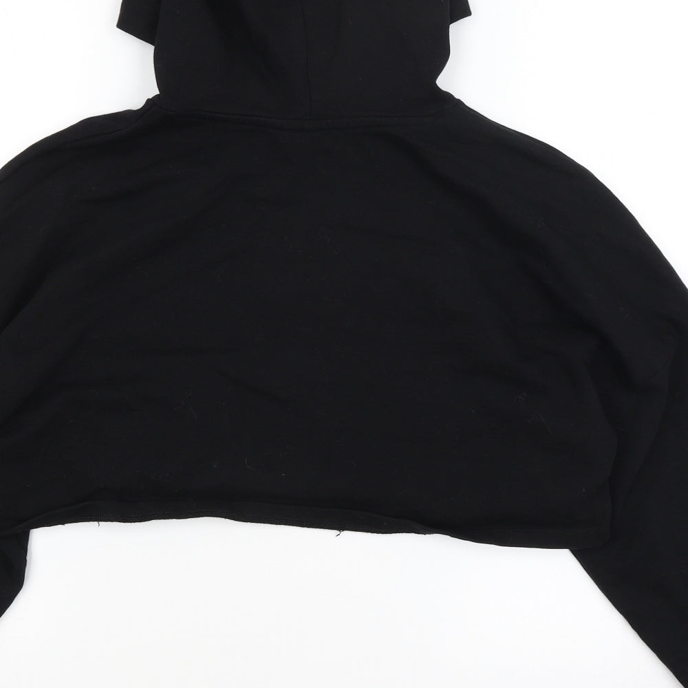 H&M Womens Black Pullover Hoodie Size S