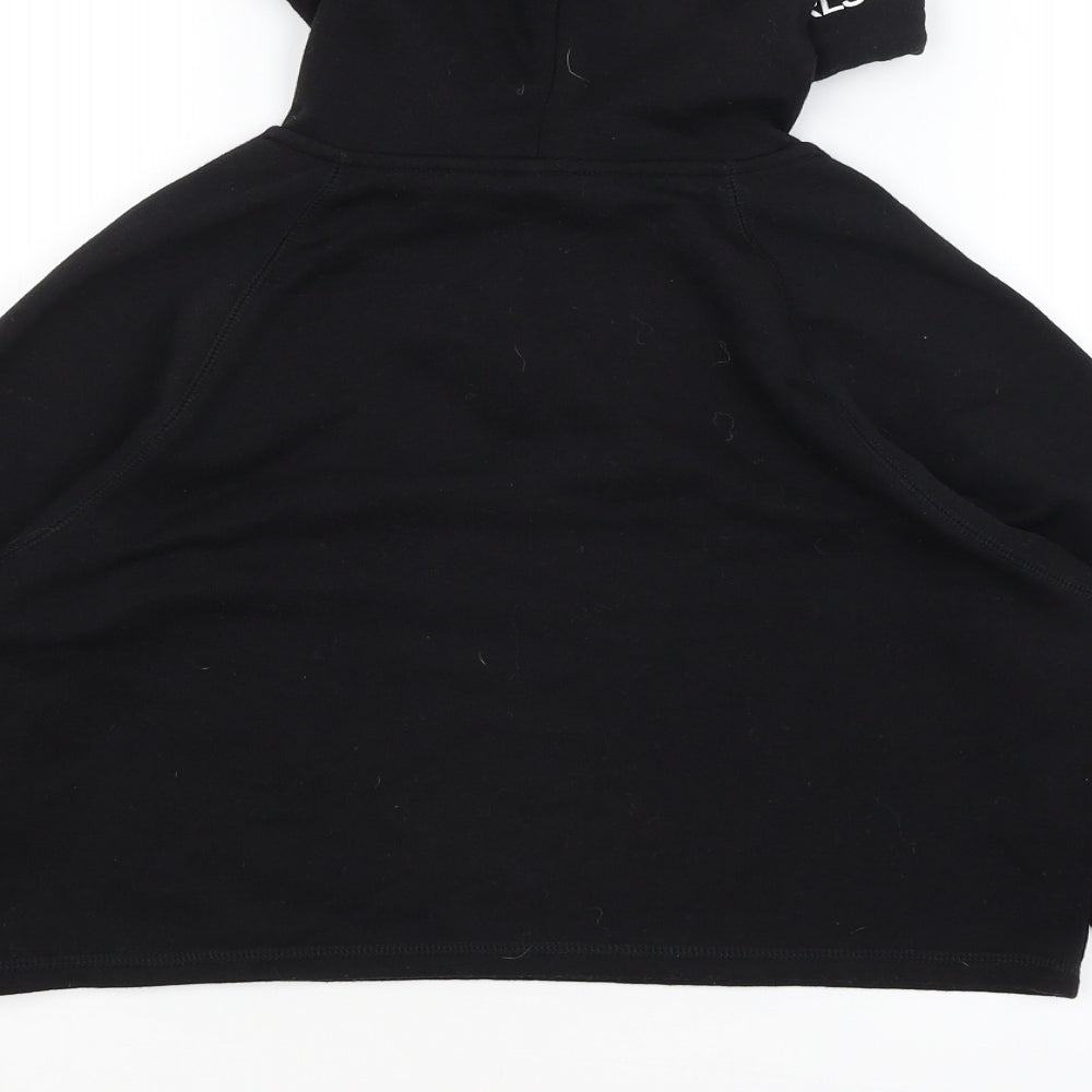 Divided Womens Black Pullover Hoodie Size S