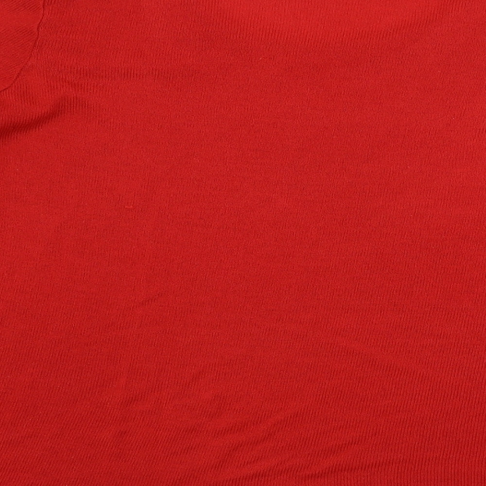 Womens UK Size 2XL H&M Red Pullover Jumper