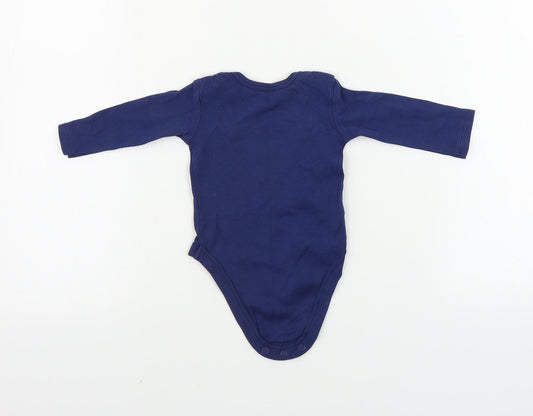 TU Boys Blue Babygrow One-Piece Size 0-3 Months