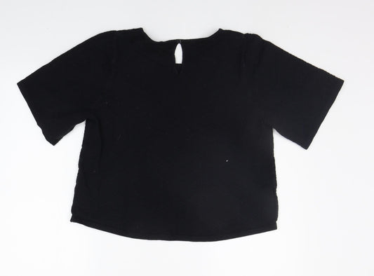 Womens UK Size 14 NEXT Black Pullover Jumper