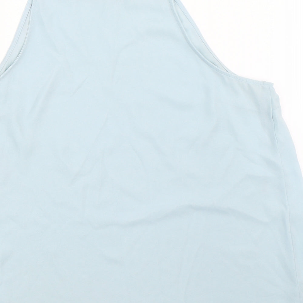 Womens UK Size 16 New Look Blue Basic Blouse