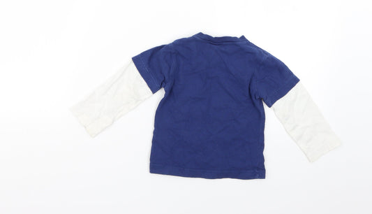 Debenhams Baby Multicoloured Geometric Basic T-Shirt Size 12-18 Months