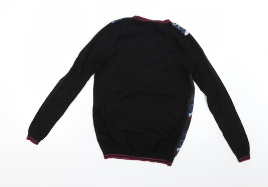 Womens UK Size 6 Warehouse Black Pullover Jumper