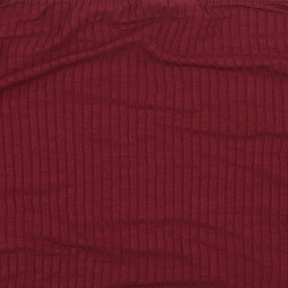 Womens UK Size 22 ASOS Red Basic Blouse