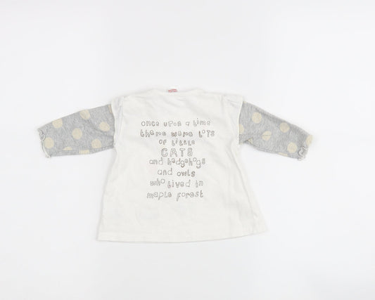NEXT Girls Silver Basic Casual Size 3-6 Months