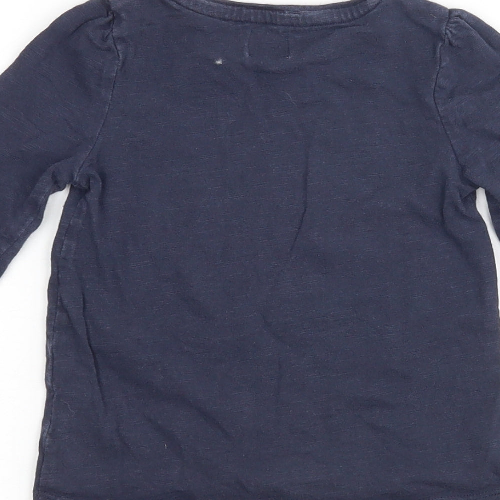 F&F Girls Blue Basic Casual Size 12-18 Months