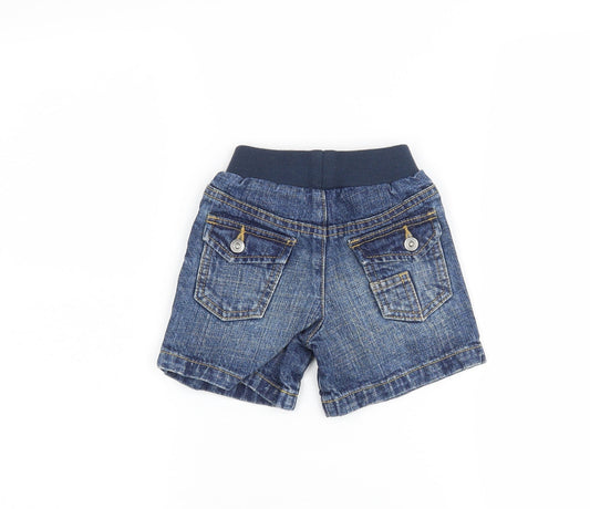 George Boys Blue Cropped Jeans Size 9-12 Months