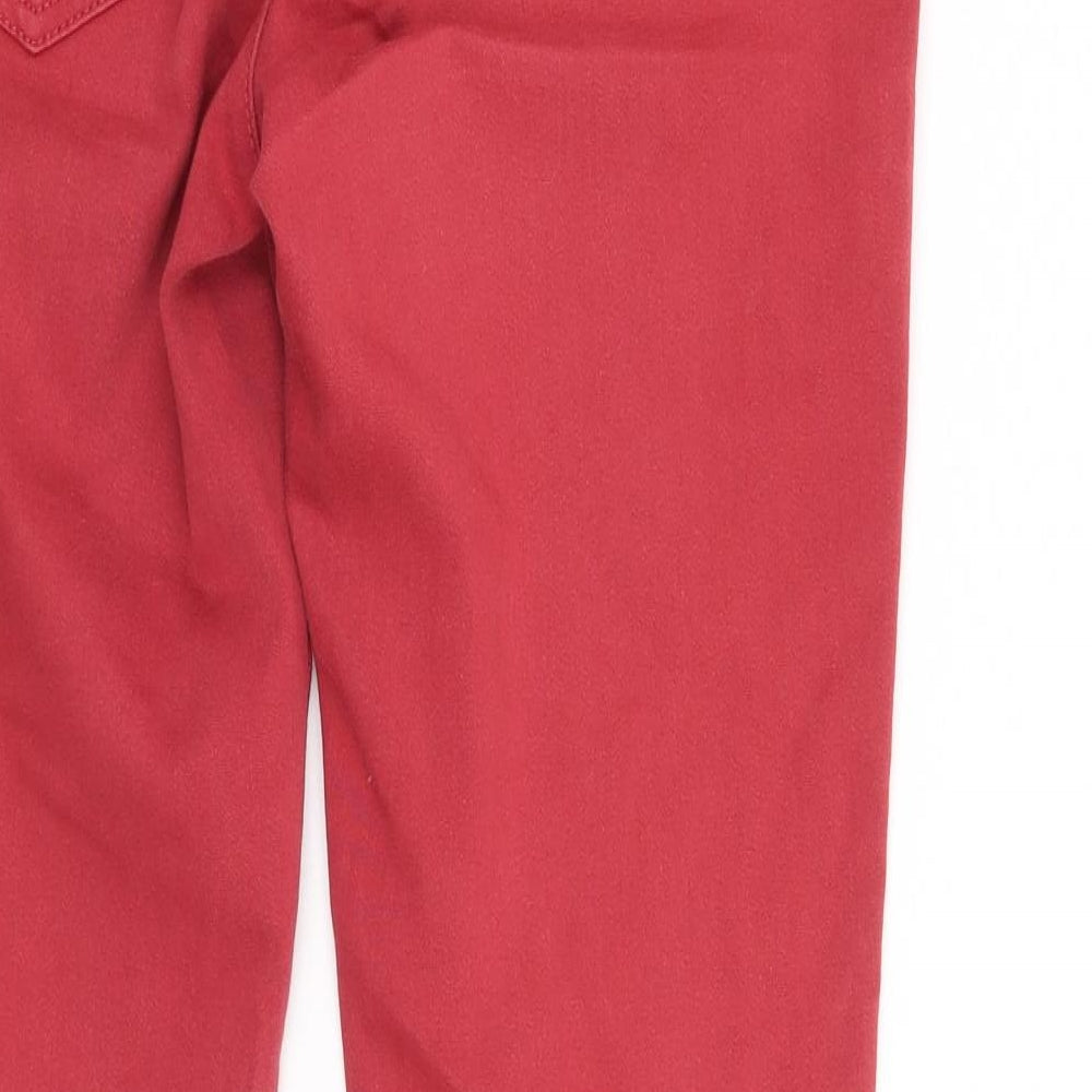 NEXT Womens Red Jegging Jeans Size 8 L28 in