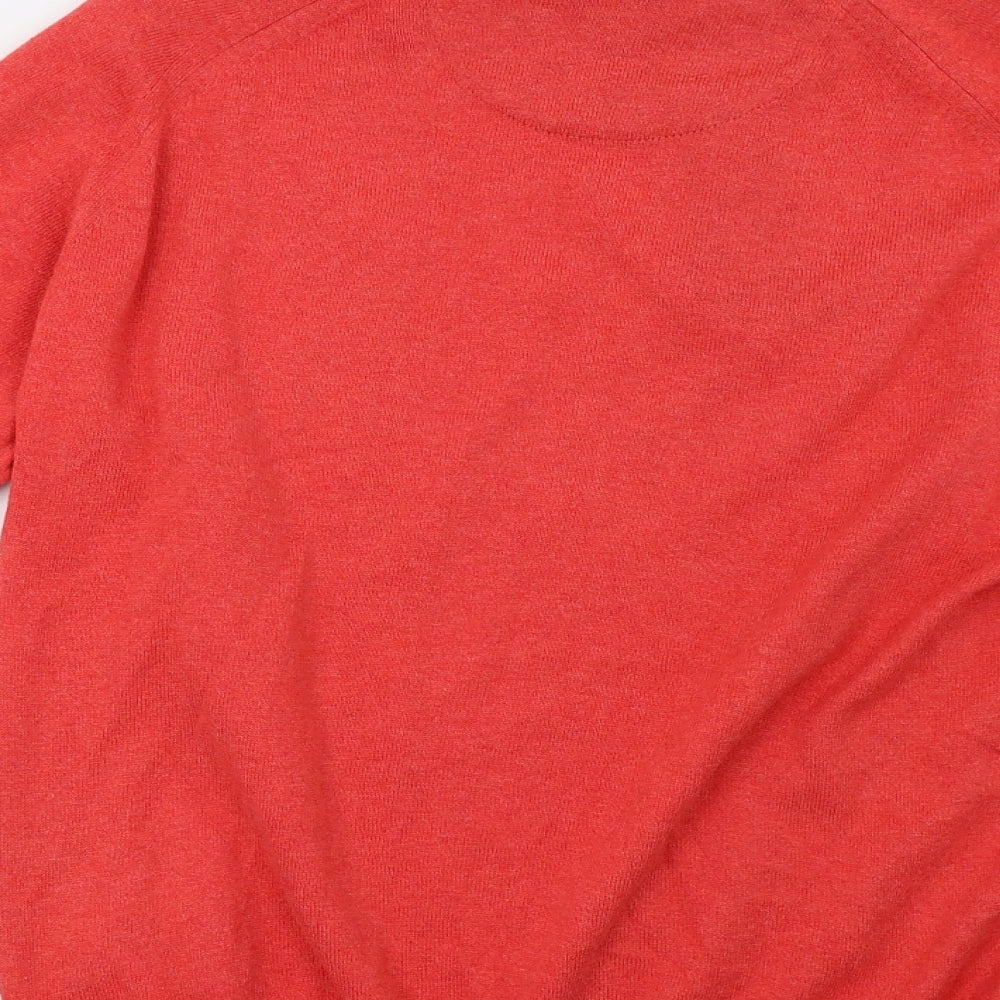 Mens UK Size L Marks and Spencer Red Pullover Sweatshirt