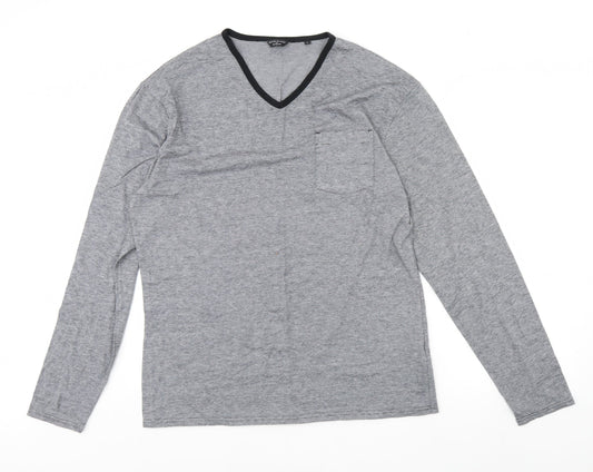 Womens UK Size L Autograph Grey Basic Blouse